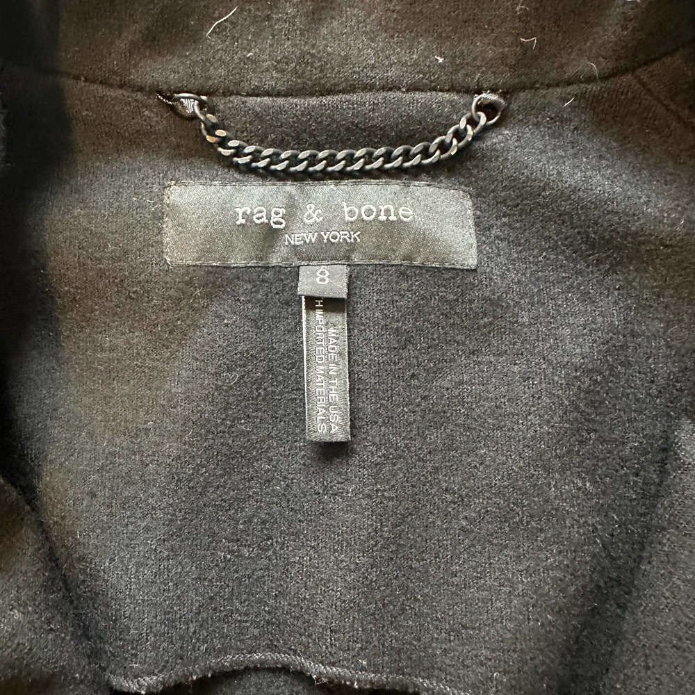 Rag & Bone 100% Wool Single Button Closure Lightw… - image 3